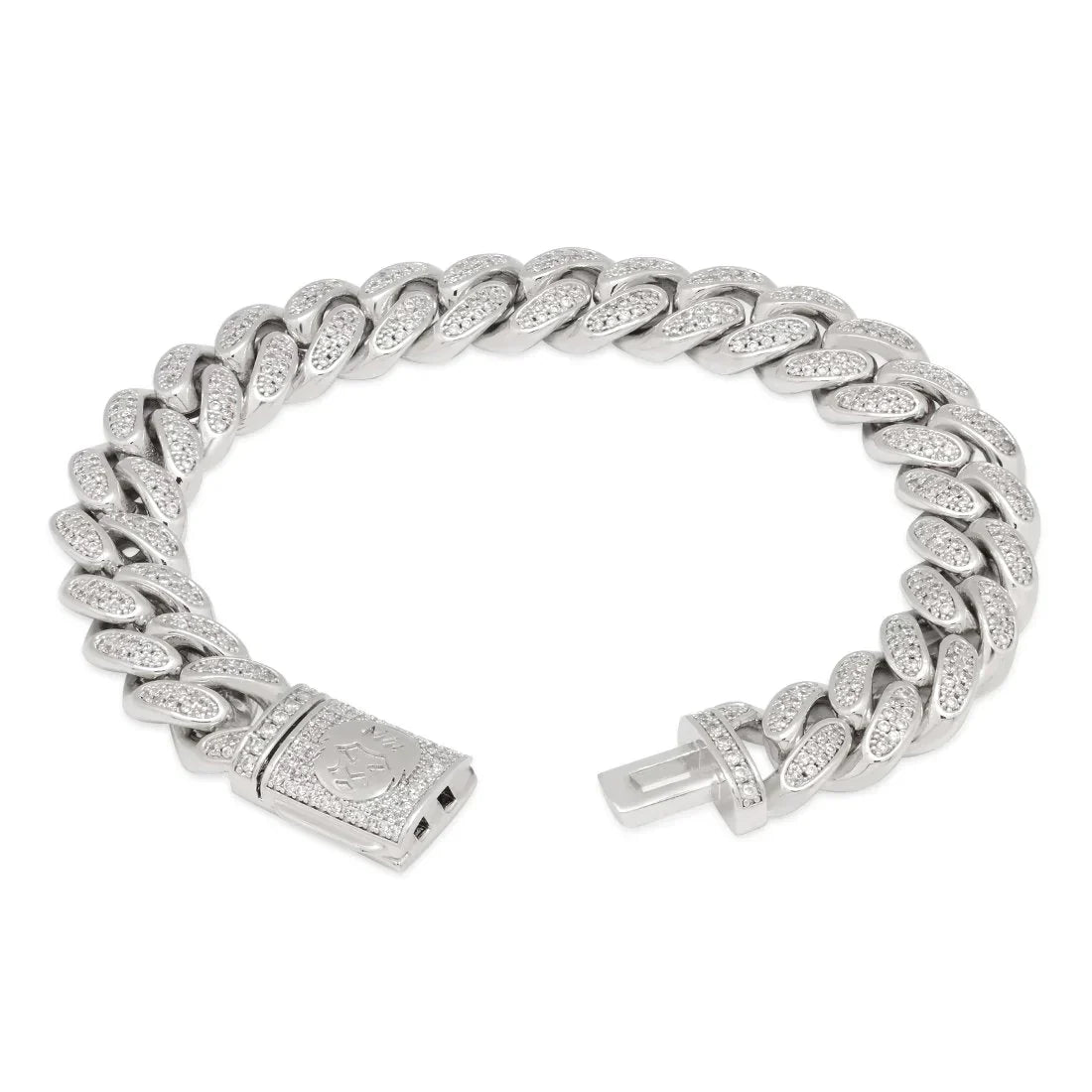 KING ICE 12mm ICED MIAMI-CUBAN BRACELET - DENiMPiRE
