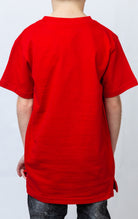 red shirt back