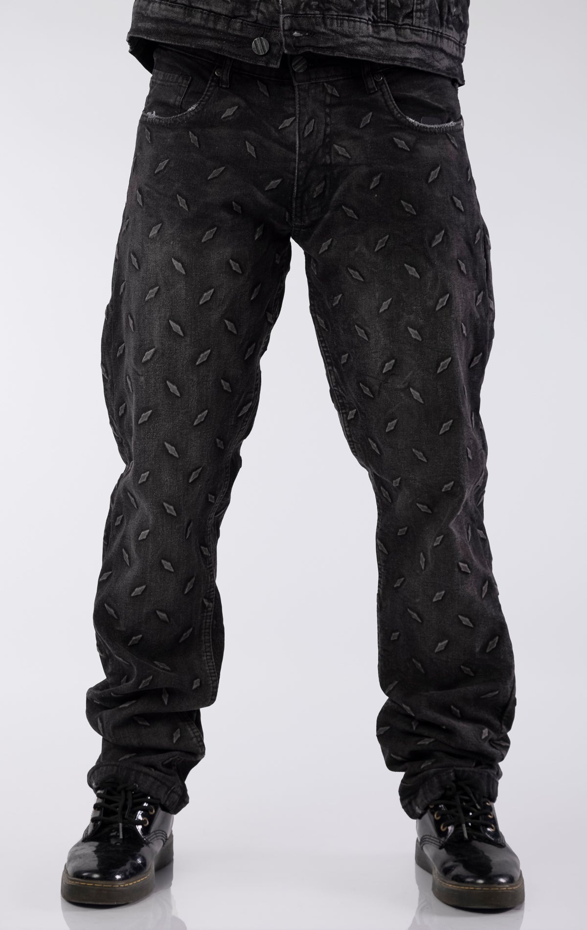 Diamond Embossed Jeans – DENiMPiRE
