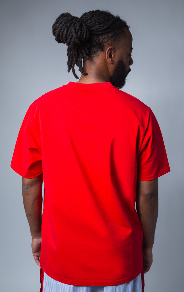 Red t-shirt back