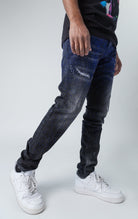 GV Jeans with blue sparkles side