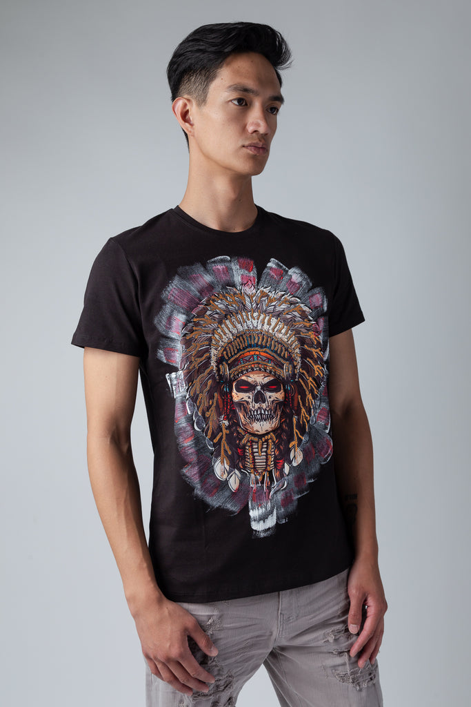 Black Tribal King T-shirt side