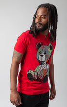 Red George V colorful bear t-shirt