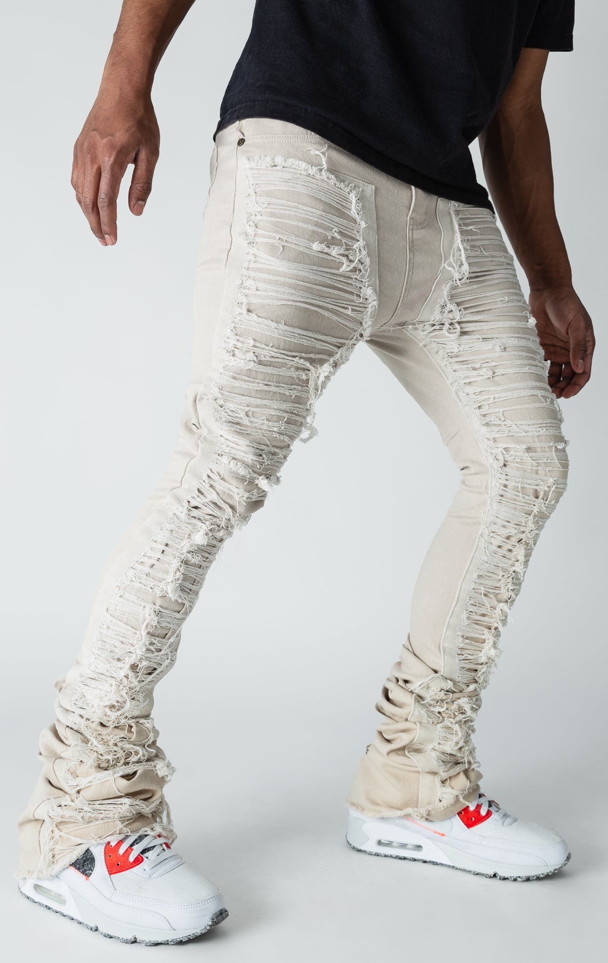 Jordan Craig Stacked Jeans Men Denim (Blush)
