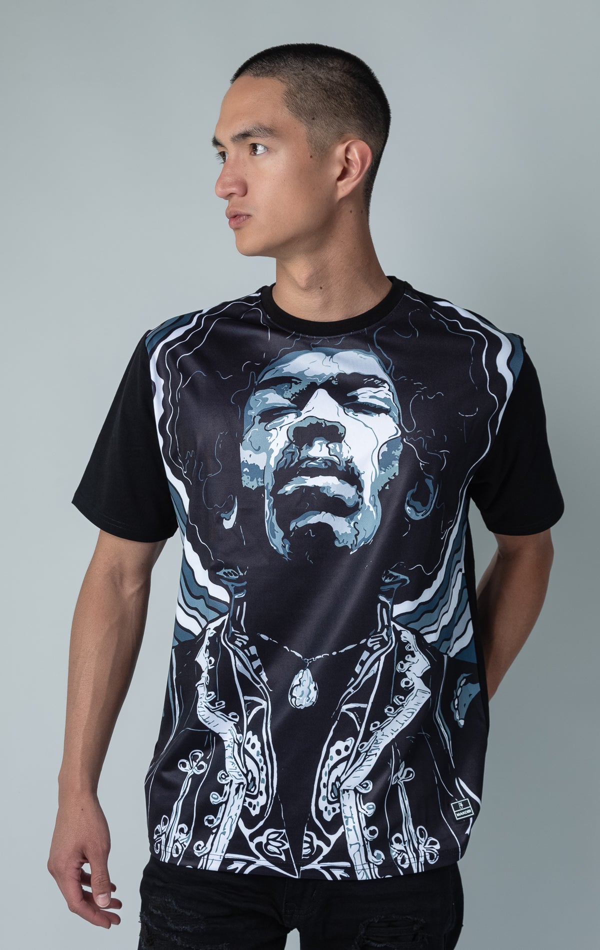 Jimmi Hendrix fan art shirt