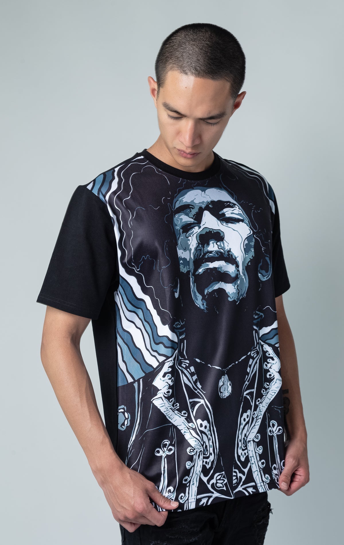 Jimmi Hendrix fan art shirt