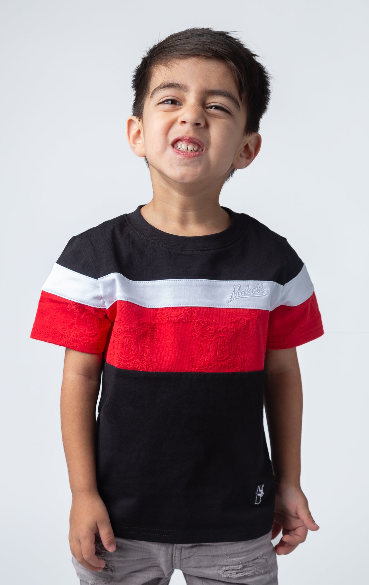 Monogram kid's t-shirt made from soft fabric