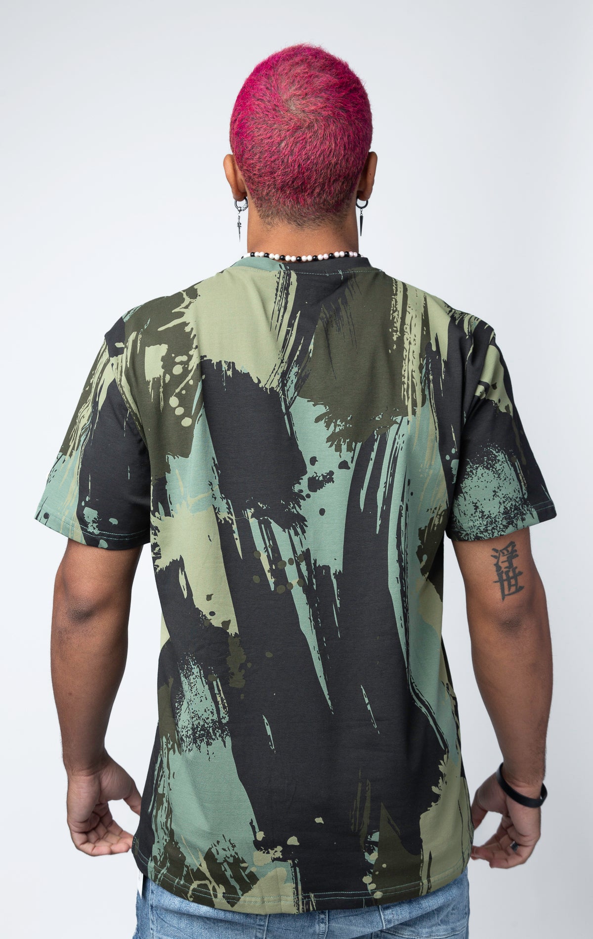 Olive Camo Lucky Charm Graphic Tee.