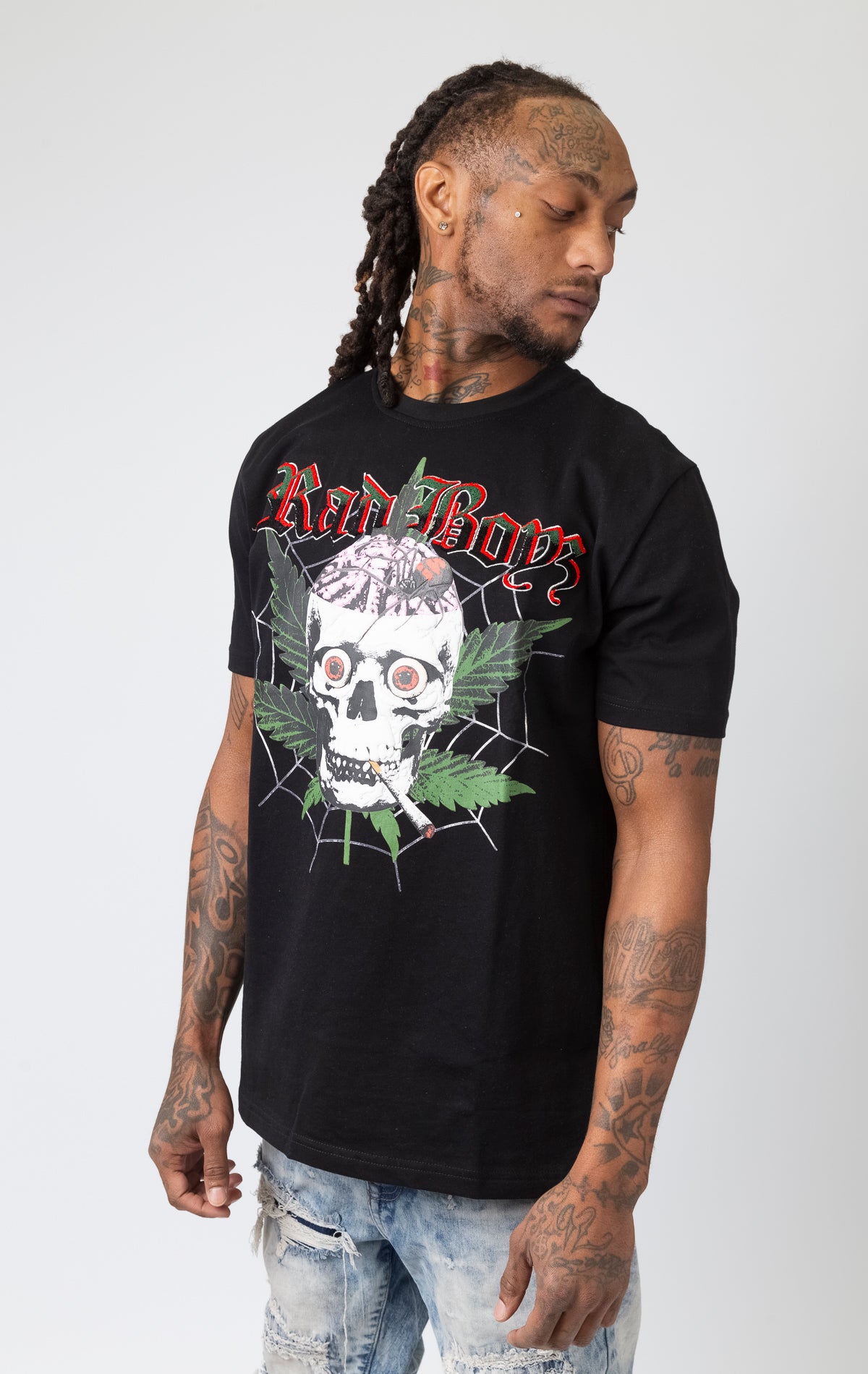 Featuring the RB-KT-017 Rad Boyz T-Shirt in sleek black, the Brain Dead Tour edition is a must-have for any fashion-forward and edgy individual. Crafted with top-notch materials, this comfy and true-to-size shirt is ideal for showcasing your one-of-a-kind style.