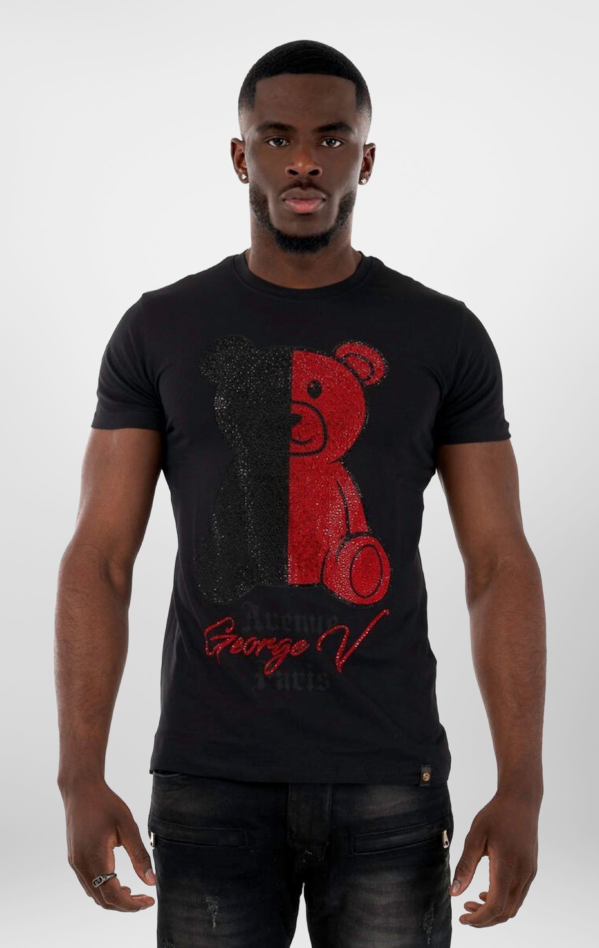 George V 2 TONE TEDDY TEE - DENiMPiRE