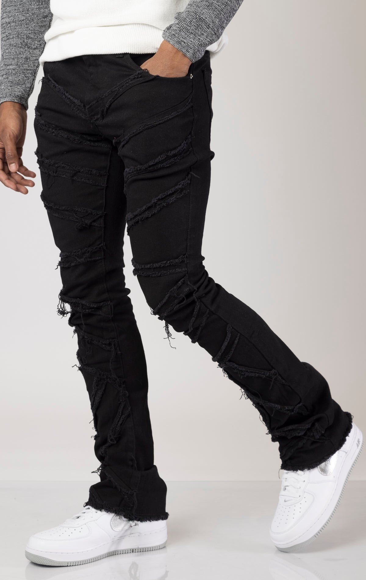 Deals Stacked jeans