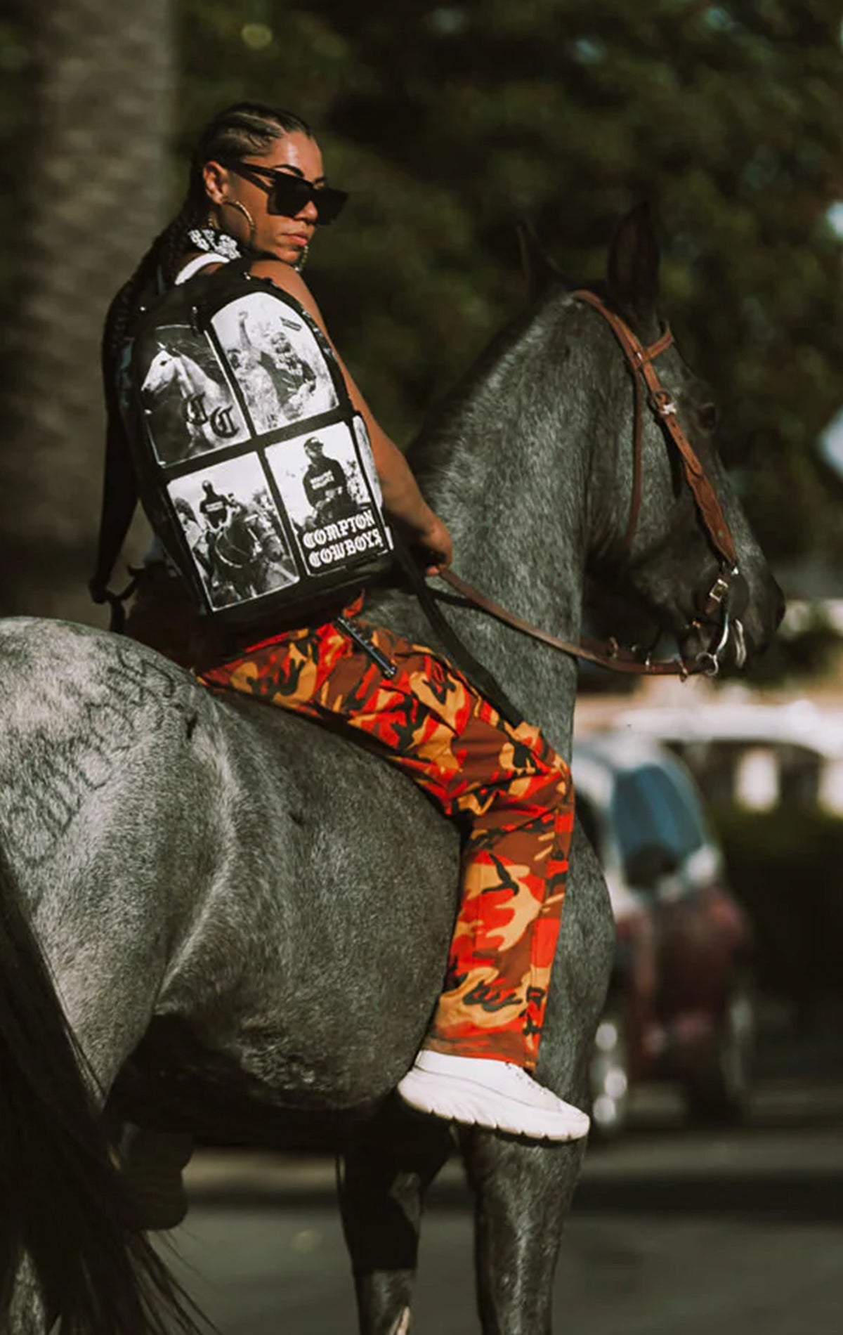 COMPTON COWBOYS HOME ON THE RANGE BACKPACK