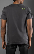 Vintage charcoal cotton tee made from 100% premium cotton