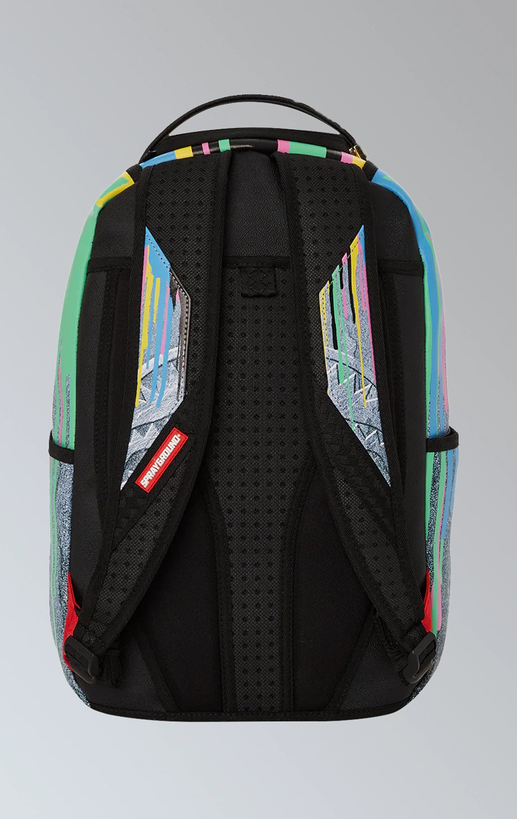 Drippy Stone Shark limited edition backpack from Sprayground that features a unique stone shark design with dripping details.