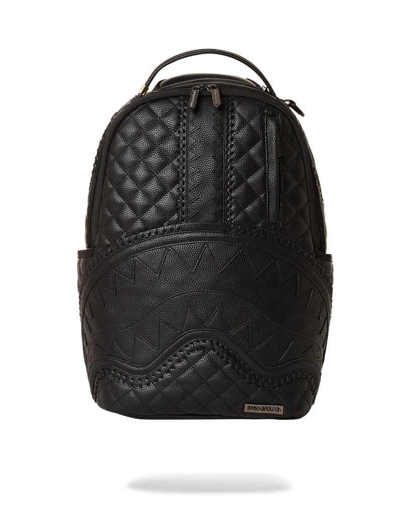 black riviera patterned backpack