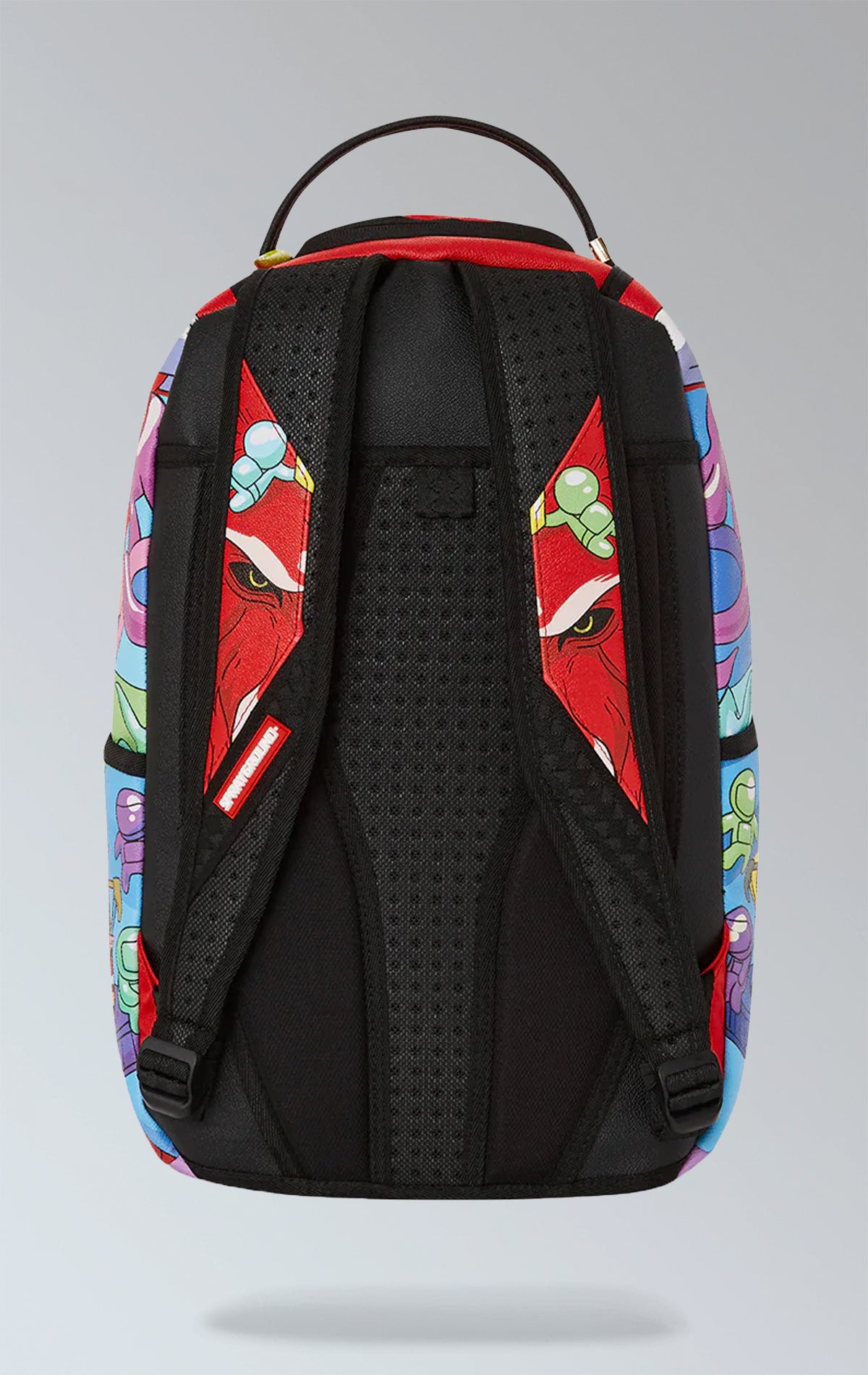 Sprayground, Astro King, backpack, vegan leather, space print, galaxy graphics, rocket ship logo, adjustable straps, padded back panel, sunglass pouch.